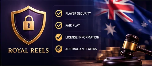 Royal Reels online pokies Australian safety and legality illustration